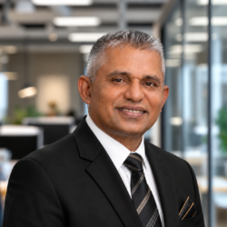 Friendly Executive in a Modern Office